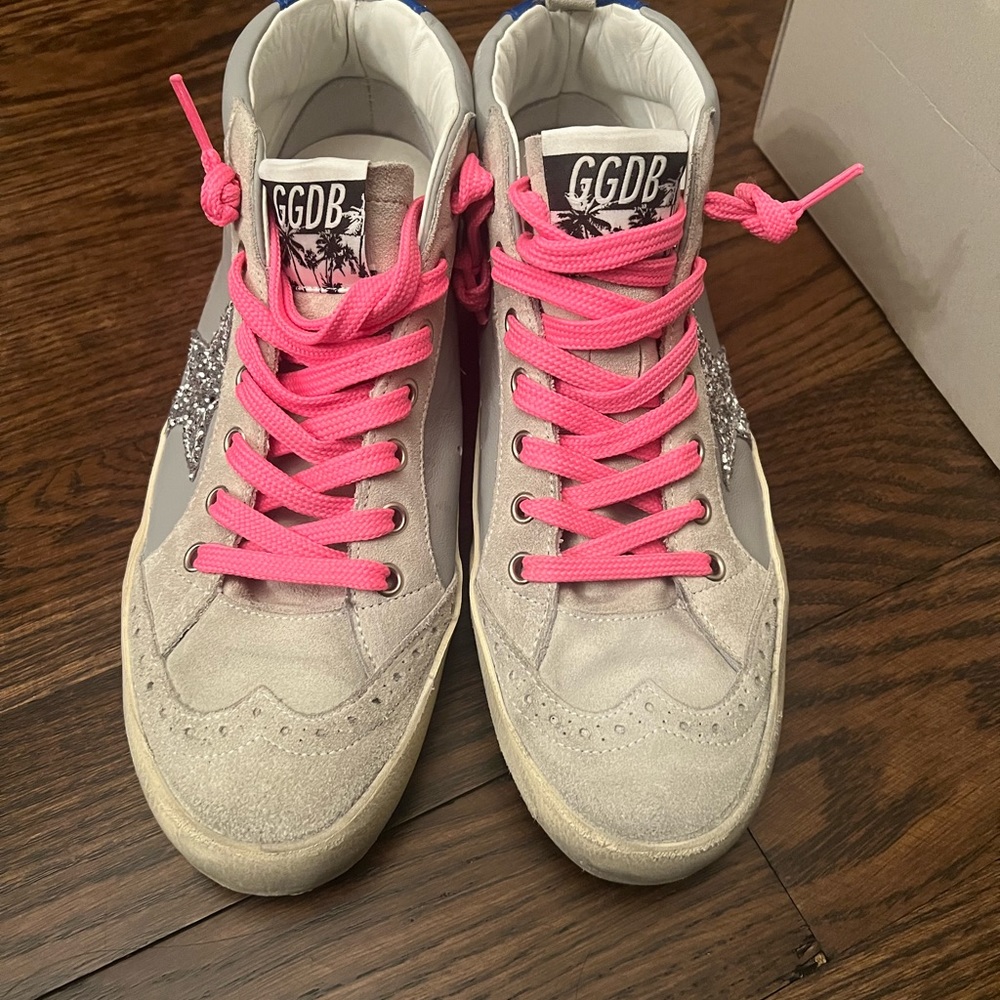 Golden Goose Gray Mid-Star